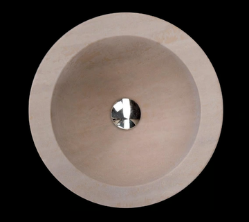 CAPPA - Inset round natural stone washbasin by RAMA 1956 - view 3